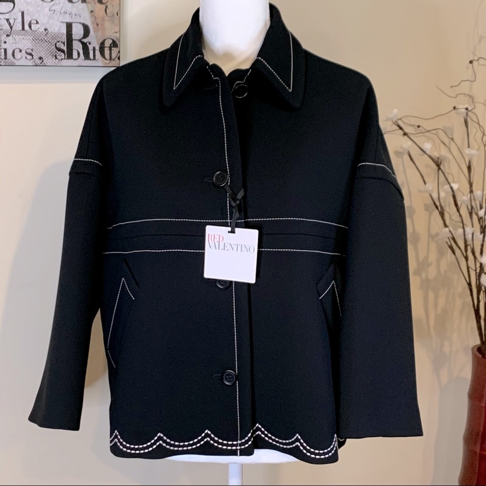 RED Valentino Blazer - Boxy cut with 3/4 sleeves